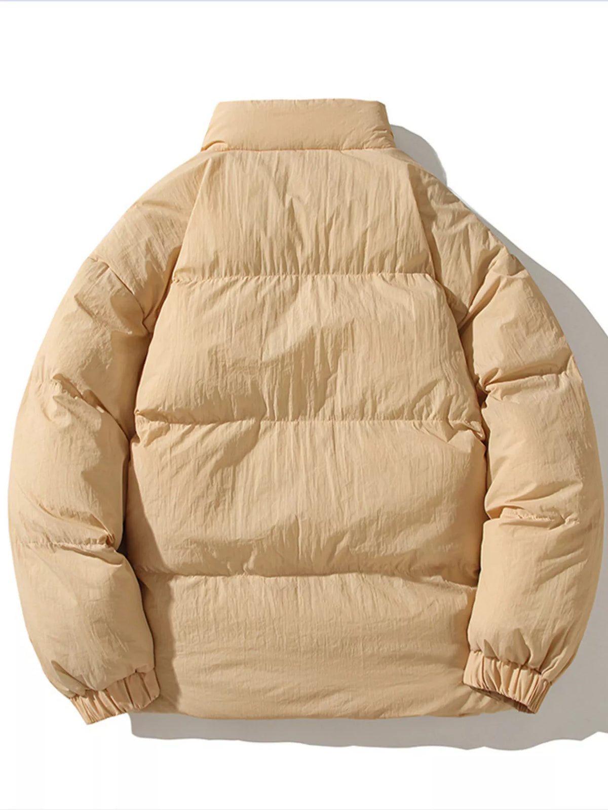 Fleece Puffer — Khaki — Back